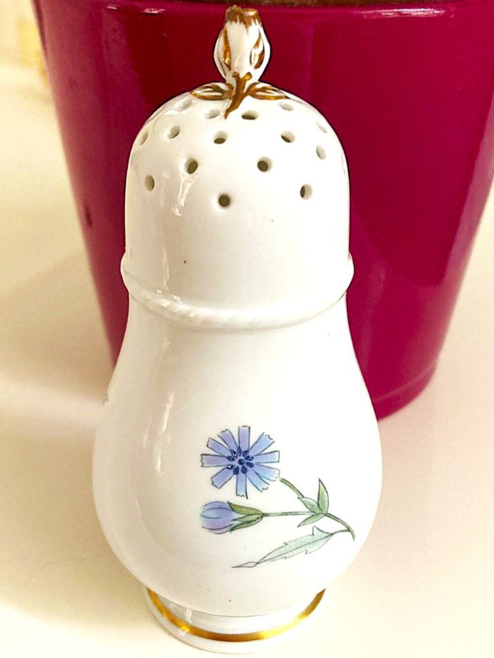 Delightful vintage sugar shaker signed Richard Ginori, Italy